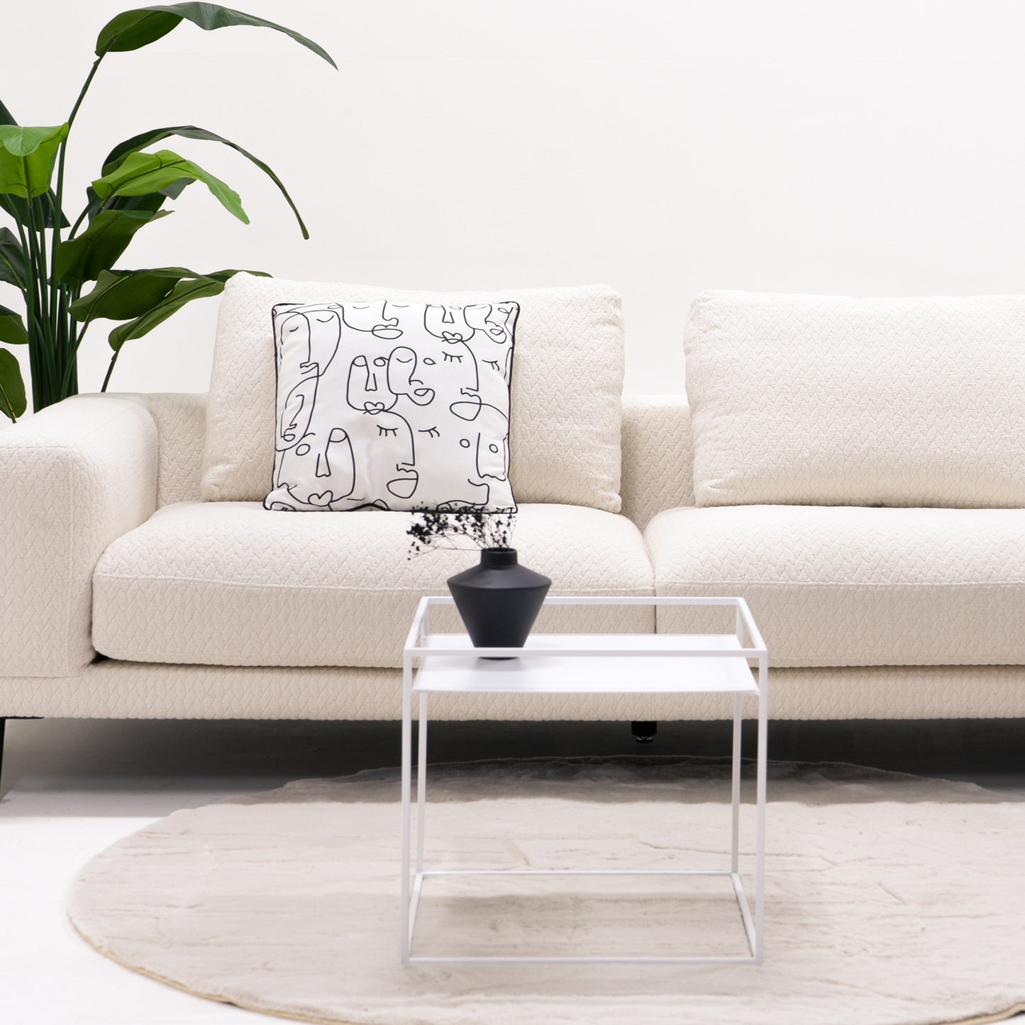 THIN STEEL Coffee table - White