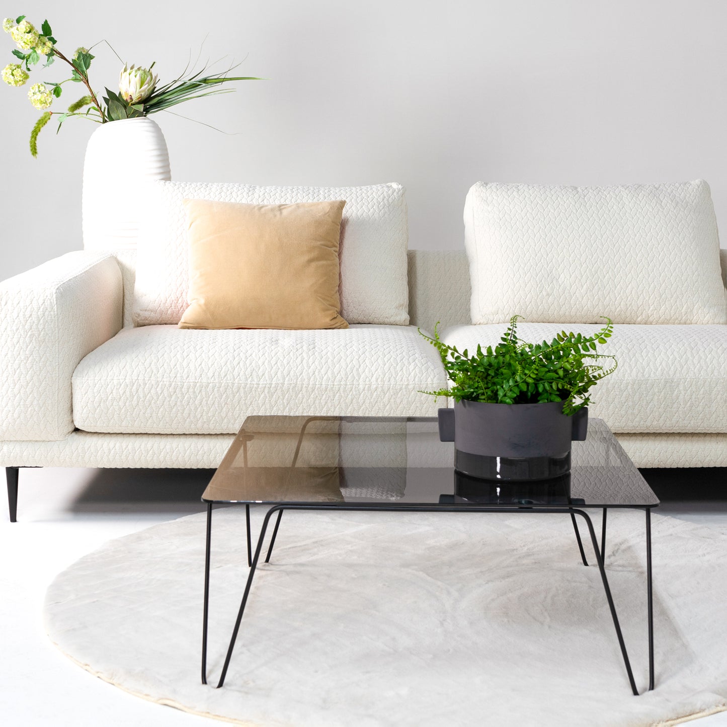 ARAMIS 80 Coffee Table - Black