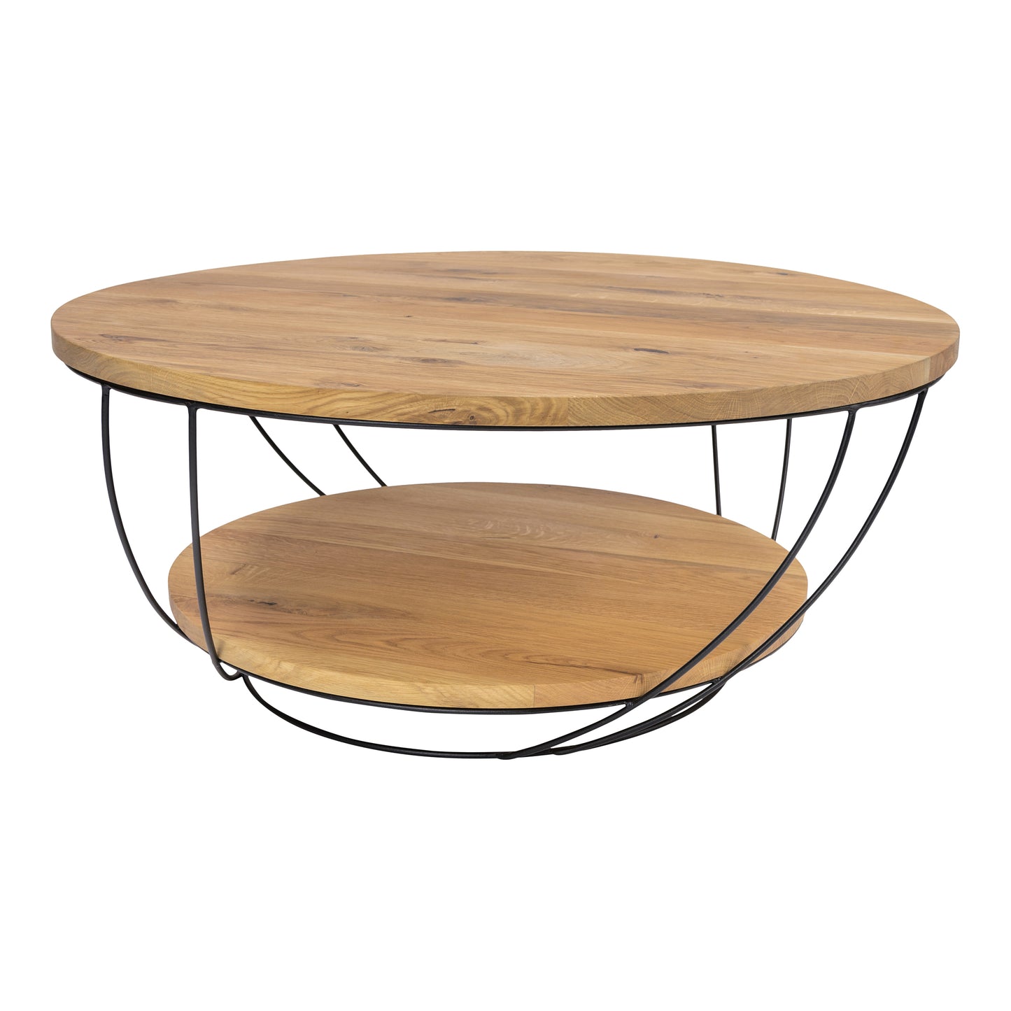 MOON Coffee Table - Black / Oak