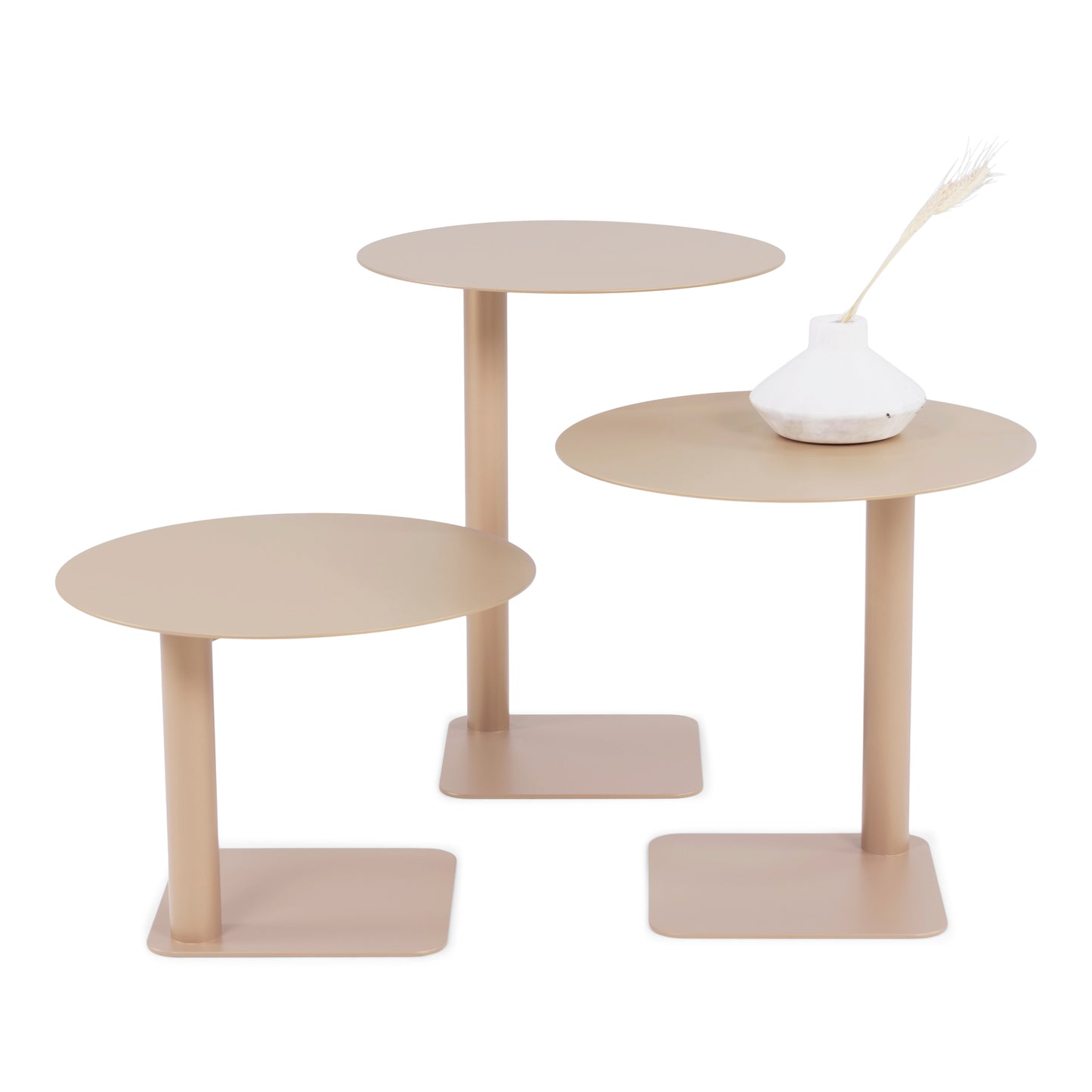 SUNSET 50 Side Table - Champagne