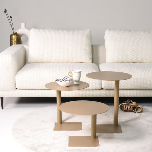 SUNSET 50 Bijzettafel - Champagne