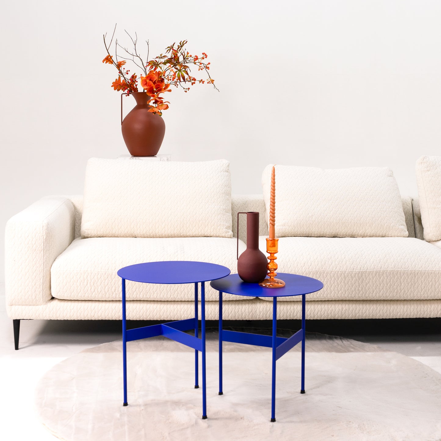 MARA HIGH Side table - Ultramarine