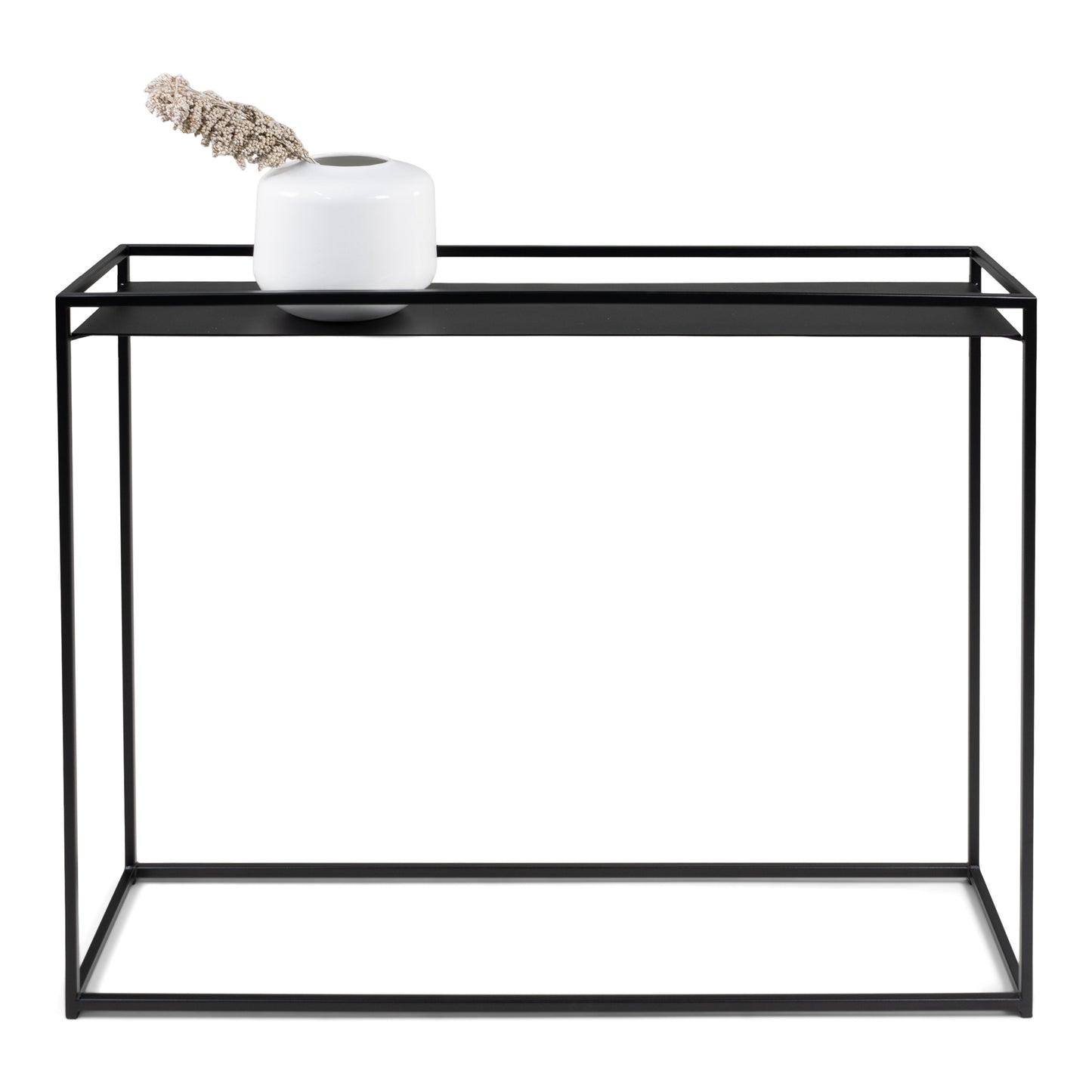 THIN STEEL 120 Side Table - Zwart