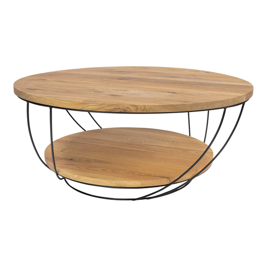 MOON Coffee Table - Black / Oak